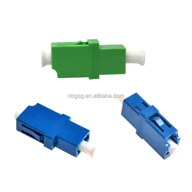 Excellent Performance LC SX APC UPC Simplex with flange Fiber Optic Adapter  Coupler