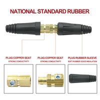 35-50 CN5000 TIG Soudage Câble Connecteur Rapide Plug inoxydable de soudage connecteur