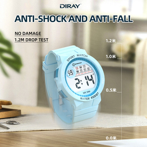Reloj Deportivo Digital <span class=keywords><strong>Mingrui</strong></span> 8212L para Niñas, Resistente al Agua 30 Metros, Resistente a Caídas de 1.2 Metros, Esfera Luminiscente, Alarma, Cronógrafo de 42 mm - Product Image 4