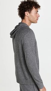 Set da Uomo Personalizzato Premium in Morbido <span class=keywords><strong>Cashmere</strong></span>: Felpa con Cappuccio e Pantaloni, Completo Loungewear in Lana e <span class=keywords><strong>Cashmere</strong></span> - Product Image 2