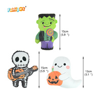 Jouet en peluche pour chien Famipet, nouveau design fantôme sur le thème d'Halloween, doux, à effet froissé, couineur, pour chiot, vente en gros personnalisée du fabricant