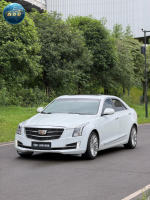 Cadillac ATS Luxe 2017, berline 4 portes 5 places, essence turbo, automatique, cuir, phares LED, toit ouvrant, écran tactile, R17, conduite à gauche, arrière