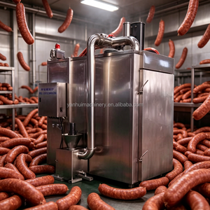 Nouveau Four à Fumer Commercial Électrique et à Gaz 100 kg pour Poisson et Viande, Machine à Fumer la Viande, Four de Fumoir à Vendre - Product Image 3