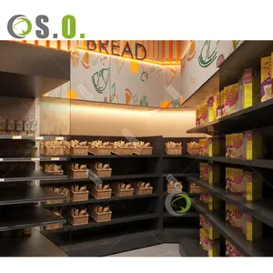 Design personalizzato del supermercato Layout moderno scaffali del supermercato dimensione/scaffale del negozio