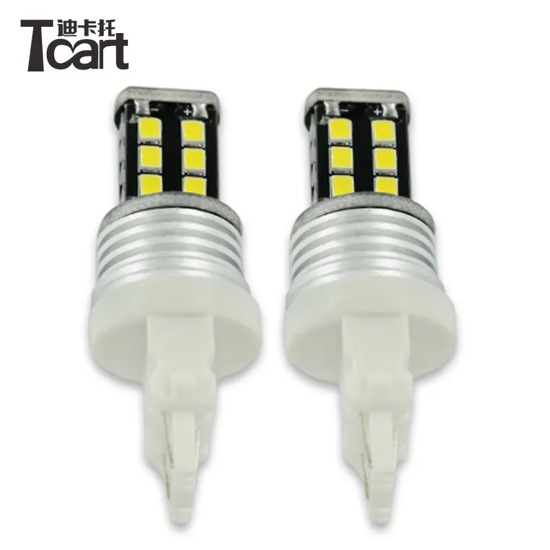 자동차 LED 액세서리 T카트 자동 조명 회전 전구 12v 7.5w 3030 15smd T15 1156 1157 7440 7443 3156 3157 Canbus 고출력 오토바이 회전 신호 led