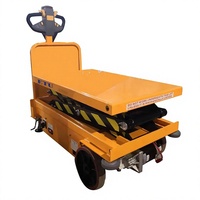 Plateforme élévatrice mobile électrique à ciseaux en acier 800 kg ESS80D, table élévatrice silencieuse pour l'entretien des entrepôts ESS80D