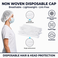 Bonnet de service en filet pour cheveux de qualité alimentaire, anti-buée, personnalisable, léger, doux et confortable, pour la restauration et la cuisine, fabriqué en Chine