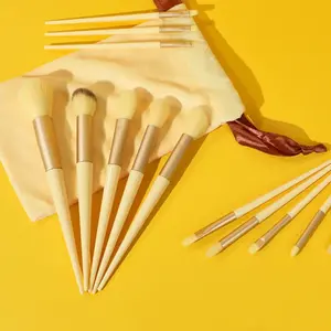 El último set de brochas de maquillaje suaves y esponjosas para base, rubor, polvos, sombra de ojos y brocha Kabuki mixta. - Product Image 4