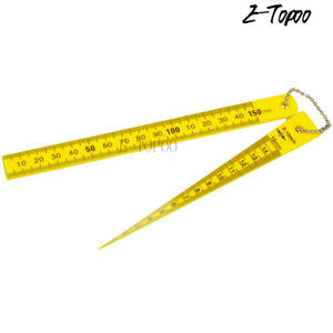 Kombinations-Fühlerlehre 1-15mm 150mm mit Lineal, Kunststoff-Fühlerlehre - Product Image 2