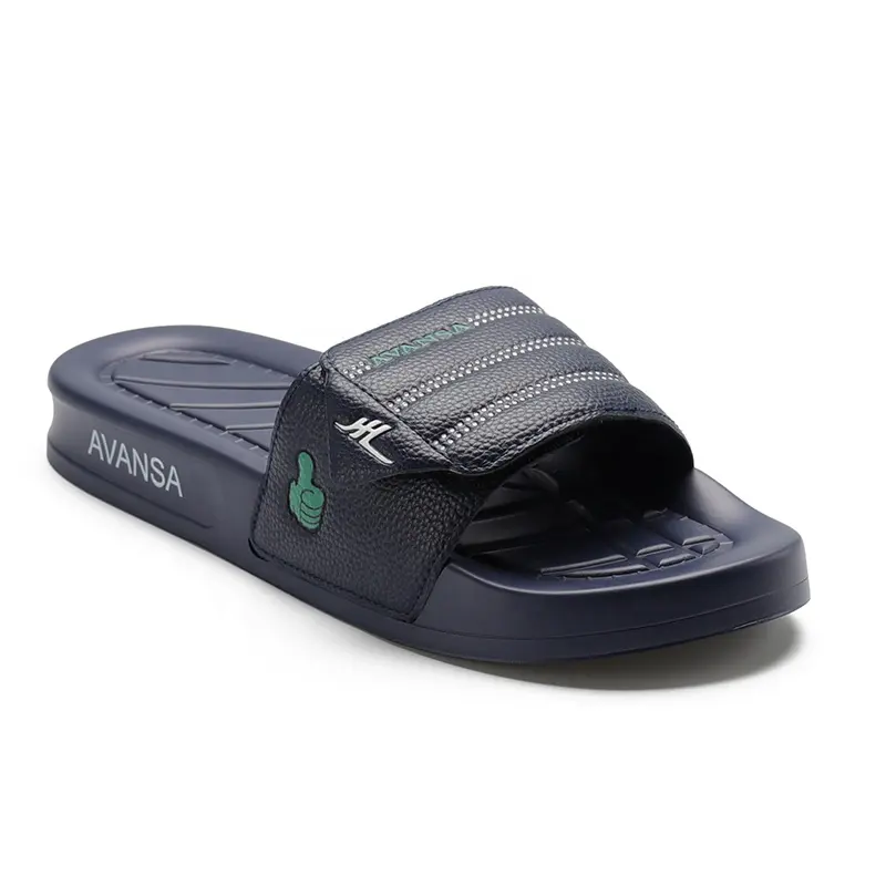 Xsheng leggero scivola blu bianco nuovo stile sandali Oem prezzo di fabbrica Custom Slide In scatole con Logo Packaging piedini In Sli