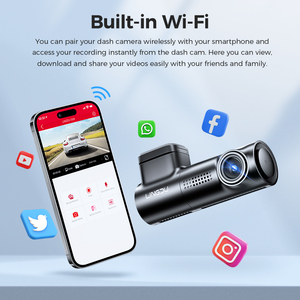LINGDU D08 1296P Wifi WDR <strong>Dashcam</strong> Support G-Sensor <strong>Parking</strong> <strong>Mode</strong> Time Lapes Recording Car Black Box Dash Cam DVR - Product Image 4