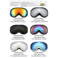 Lunettes de ski et de snowboard avec protection UV400, verres polarisés anti-buée, lunettes de sport pour la neige, lunettes de ski avec logo personnalisé