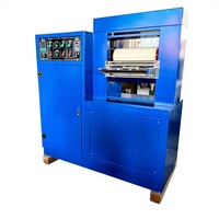 Calandre textile automatique pour le finissage des tissus, avec rembourrage et essorage, pour usage en laboratoire
