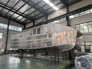 Double Hull <span class=keywords><strong>Boats</strong></span> 7,9 m 26 Fuß geschweißtes Aluminium Katamaran Power <span class=keywords><strong>Fishing</strong></span> Schnellboot für die Freizeit - Product Image 2