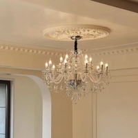 Lustre LED moderne en cristal, luminaire suspendu de luxe pour mariage, escalier, salon, salle de banquet, hôtel, villa, décoration