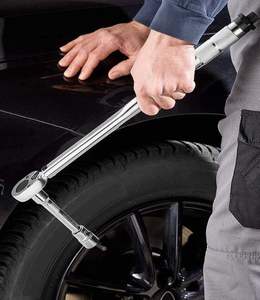 Clé dynamométrique préréglée de qualité industrielle avec construction en acier au carbone et finition chromée, métrique, OEM - Product Image 2