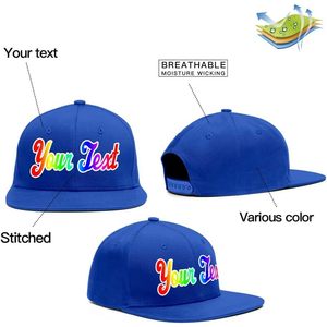 หมวกเบสบอลแบบ Snapback  ยูนิเซ็กซ์ ผ้าฝ้าย 100% ปักโลโก้  หมวกสั่งทำพิเศษสำหรับผู้ชายและผู้หญิง - Product Image 3