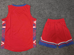 Französischer Stil Großhandel Basketball Sublimations-Trikot Geringe Mindestbestellmenge Individueller Name Nummer Athleisure-Bekleidung Atmungsaktives Gewebe Basketball-Oberteil - Product Image 3