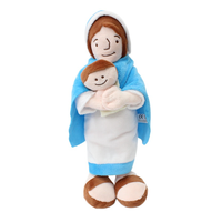 Poupée de chiffon en tissu brodé personnalisé poupée arabe Maria en peluche douce