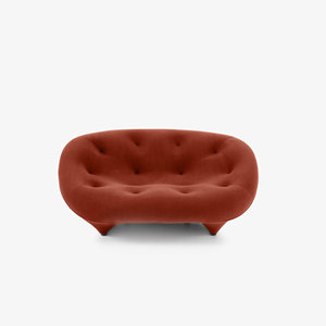 Sofá Moderno Minimalista en Forma de Media Luna, Sofá de Lujo con Respaldo Bajo y Forma Orgánica para Sala de Estar de Hotel - Product Image 6