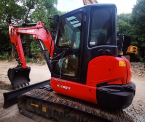 Escavatore Cingolato Mini Kubota KX165-5 da 5 Tonnellate, Motore Giapponese da 35,5 kW, Garanzia di 1 Anno - Product Image 3