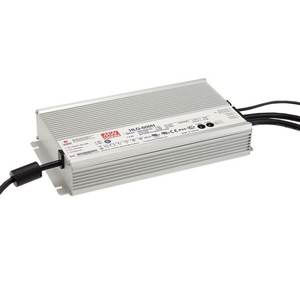 Controlador LED Mean Well HLG-600H-12B 480W 12V, Impermeable, de un Solo Canal, Convertidor AC/DC 30A, Garantía de 5 Años - Product Image 1