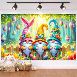 Fond de photographie « Il est ressuscité » avec croix de Pâques et fleurs, toile de fond photo, bannière de fête, décorations personnalisables - Product Image 6