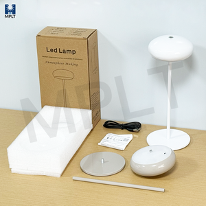 Không Dây LED Có Thể Sạc Lại Bảng Đèn Nhà Hàng Cảm Ứng Thay Đổi Độ Sáng Không Dây Lampada Da Tavolo Pin Cạnh Giường Ngủ Sang Trọng Ánh Sáng Di Động - Product Image 2