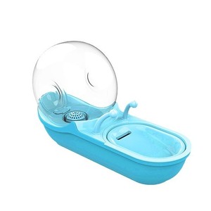 Fontaine à eau pour animaux de compagnie, circulation automatique avec système de filtration pour chats et chiens, design ovale en plastique - Product Image 1