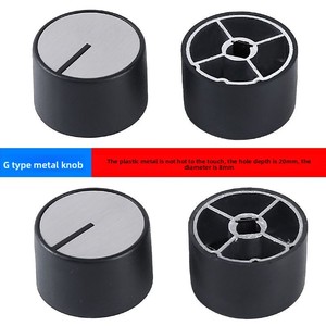 液化石油气灶配件锌合金嵌入式点火按钮旋转金属旋钮YTX厨房旋钮E-SPN22 6mm家用加热 - Product Image 6