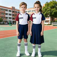 Nouvelle tenue d'été de style académique britannique pour enseignants et élèves de maternelle, primaire et secondaire