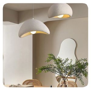 Abat-jour <span class=keywords><strong>en</strong></span> résine de style nordique, luminaires suspendus <span class=keywords><strong>en</strong></span> corde, éclairage de plafond de salle à manger, suspension simple - Product Image 6