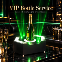 Support de bouteille de champagne laser ZhonNa, présentoir lumineux pour vin, support VIP pour spiritueux, accessoire pour instrument de test lumineux de bar KTV