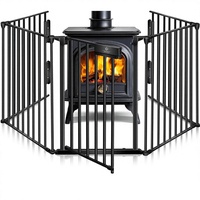 KNIVES Grille de protection en métal pour porte de foyer, grille de protection pour foyer, four, sécurité des enfants, protection des animaux, ensemble de 5 pièces (60x75 cm)