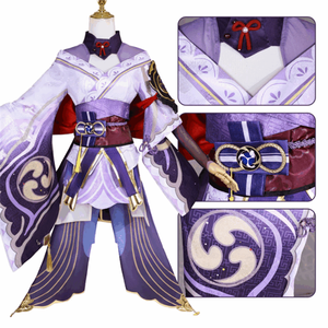 สำหรับ <span class=keywords><strong>Raiden</strong></span> Shogun ชุดตัวละครหญิงชุดคอสเพลย์ฮาโลวีนชุดคอสเพลย์วัสดุโพลีเอสเตอร์ - Product Image 6