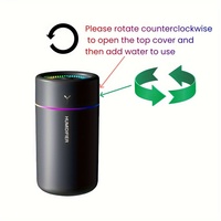 Diffuseur d'air frais pour voiture intelligent, rechargeable par USB, design portable pour voiture et bureau, logo personnalisé, vente en gros