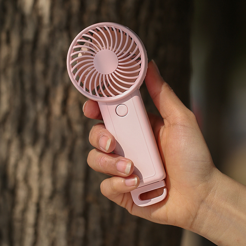 Mini ventilateur portable ZY-2502 - Rose [Rechargeable]