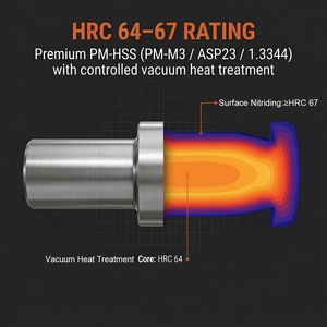 Punzoni in Carburo di Tungsteno YG8/K30 con Tolleranza ±0.002mm, Punzoni a Testa Standard per Stampi, Compatibili con Standard MISUMI <span class=keywords><strong>DAYTON</strong></span> - Product Image 2