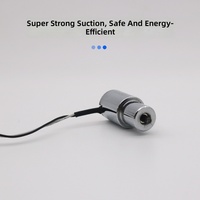 Électroaimant tubulaire personnalisé DC 6V-48V à traction et poussée, solénoïde de traction 3-1500N, certifié CE pour applications électriques domestiques