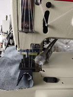 Machine à coudre industrielle à point de chaînette double à 4 aiguilles Kansai Special DFB1404WB pour la couture de ceintures de jeans
