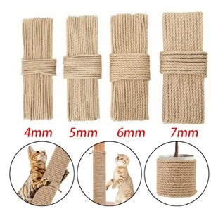 Échantillons gratuits, <span class=keywords><strong>corde</strong></span> de Jute <span class=keywords><strong>en</strong></span> Sisal naturel, bricolage, <span class=keywords><strong>corde</strong></span> de Manila <span class=keywords><strong>en</strong></span> <span class=keywords><strong>chanvre</strong></span>, arbre à chat, poteau à gratter, <span class=keywords><strong>corde</strong></span> de reliure pour la décoration - Product Image 5