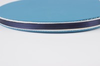 Raquette de tennis de table en bois pur certifiée FSC, 5 plis, caoutchouc vert, qualité certifiée