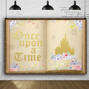 Telón de Fondo de Cuentos de Hadas, Telones de Fondo de Tiempo de Princesas, Castillo Antiguo, Boda Romántica, Cumpleaños, Libro Mágico, Accesorios para Decoración - Product Image 5