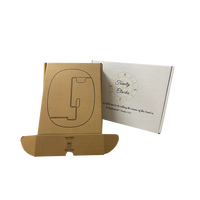 Boîte d'expédition pliable et colorée - Carton ondulé facile à assembler pour l'électronique