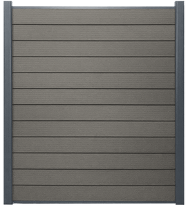 複合ポストプライバシーフェンスキットWpc複合フェンシングプラスチック金属アルミニウムセキュリティフェンスカスタマイズサイズ - Product Image 4