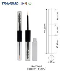 Tubo Cosmético Ecológico de Doble Extremo, 3.5 ml, Recargable, para Rímel y Delineador de Ojos, con Logotipo Personalizado - Product Image 2