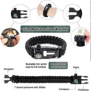 <span class=keywords><strong>EDC</strong></span> 13 en 1 Multifonction Wilderness Men Gift SOS First Aid Tool Kit pour accessoires de camping en plein air - Product Image 3