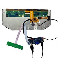 Module d'écran TFTLCD 12,3'' avec interface LVDS pour tableau de bord de véhicule électrique et cluster de vélo électrique, 1920*720, 1000 Nits, pour extérieur, projet OEM