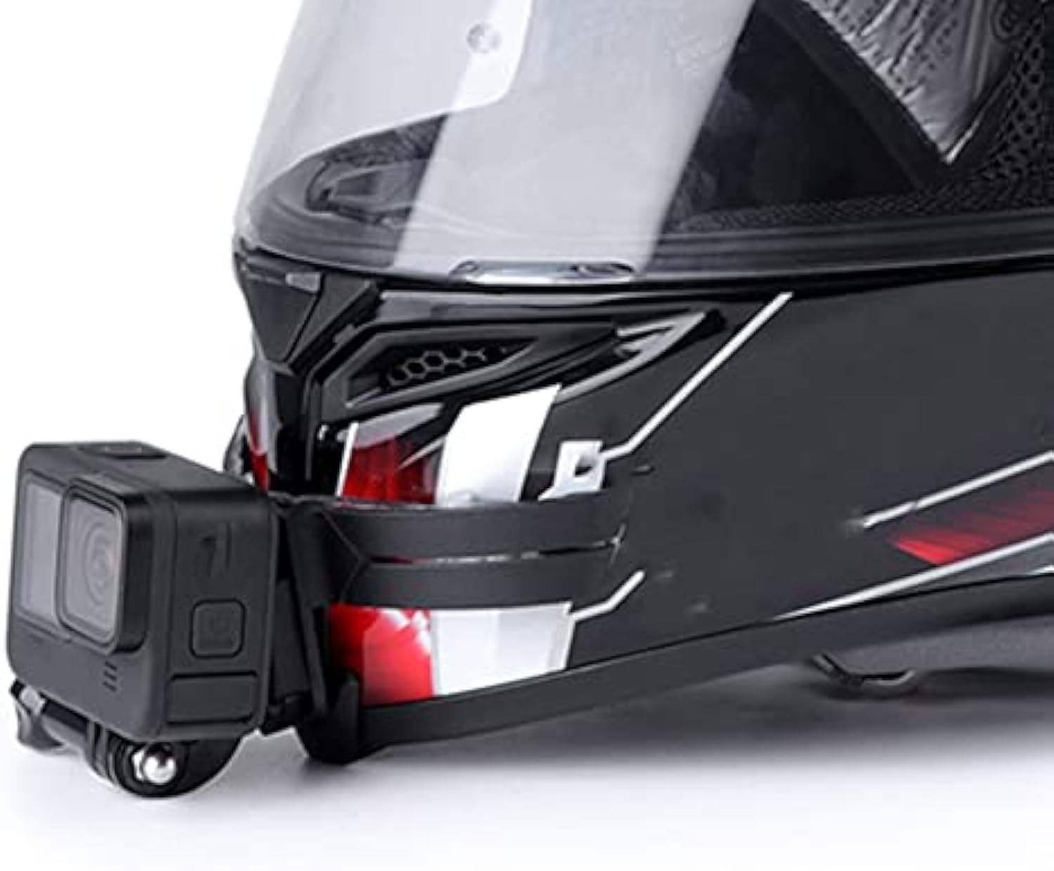 HONGDAK Motorcycle Helmet Holder Action Camera Chin Mount Motorcycle Mount Action Camera Helmet Mount Bike Helmet Camera