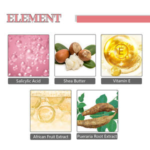 Soins de la peau végan et bio Savon exfoliant blanchissant en forme de cœur pour adultes Barre exfoliante de nettoyage de la peau - Product Image 5